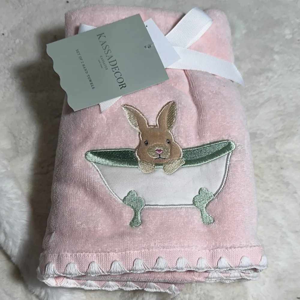 KassaDecor set of 2 Easter hand towels